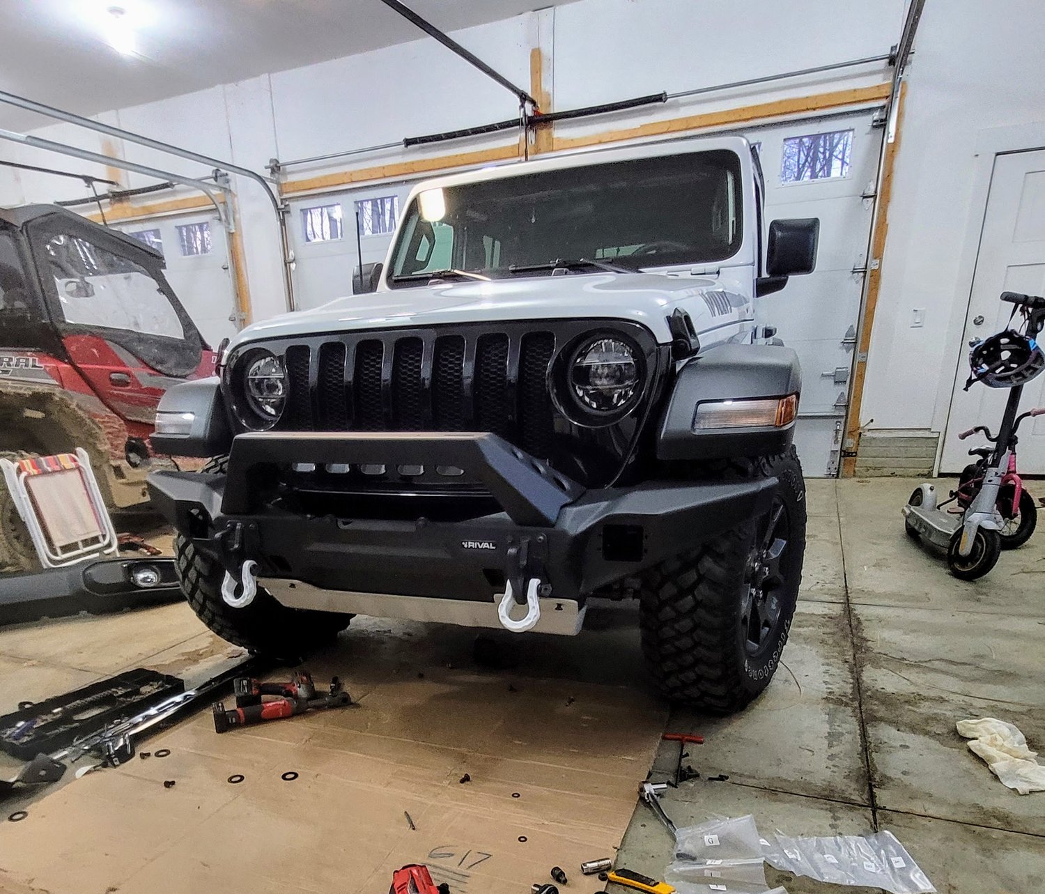 Rival 4x4 Aluminum Front Winch Bumper for 07-24 Jeep